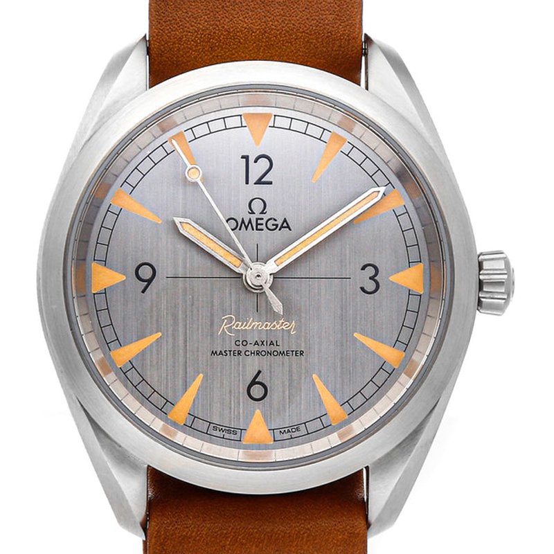

Omega Gray Stainless Steel Seamaster Railmaster, Grey