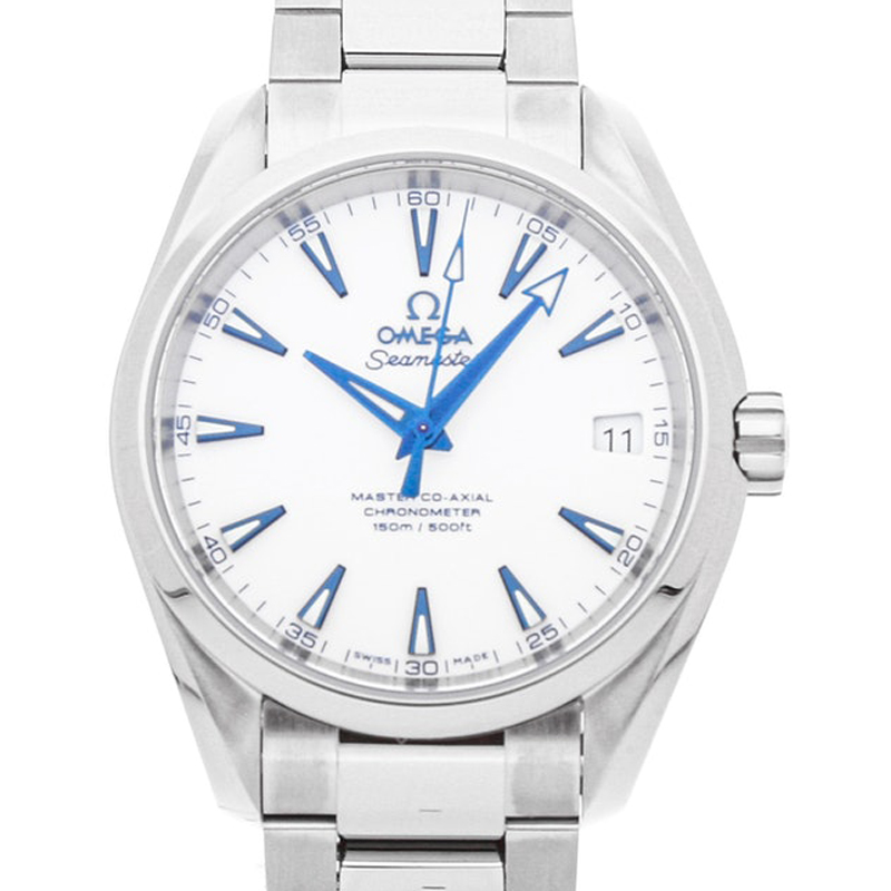 

Omega White Stainless Steel Seamaster Aqua Terra