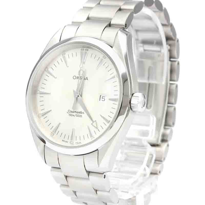 

Omega Silver Stainless Steel Seamaster Aqua Terra