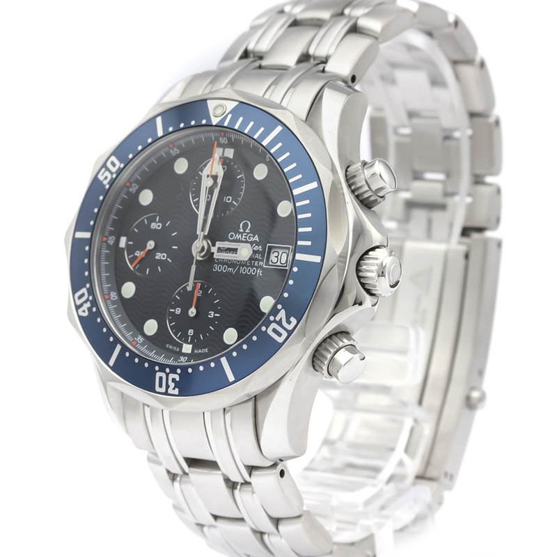

Omega Blue Stainless Steel Seamaster Professional