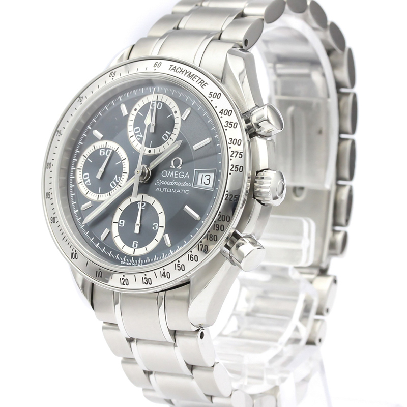 

Omega Blue Stainless Steel Speedmaster