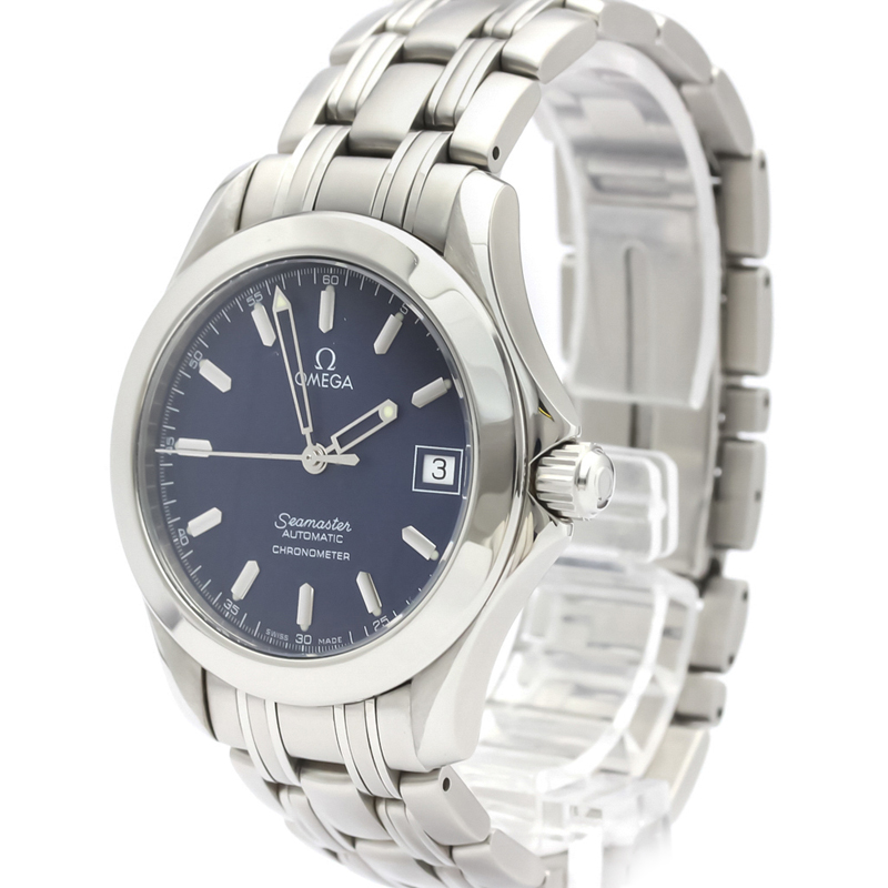 

Omega Blue Stainless Steel Seamaster