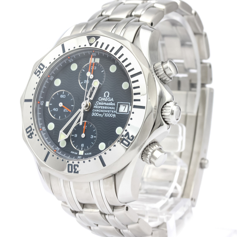 

Omega Blue Stainless Steel Seamaster Professional
