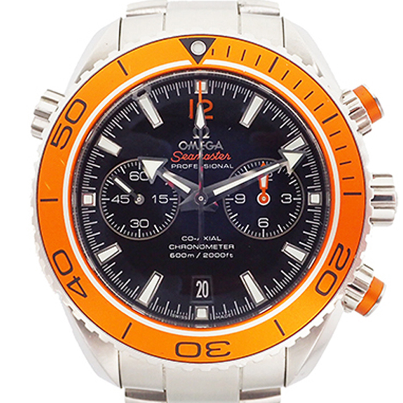 

Omega Black Stainless Steel Seamaster Automatic