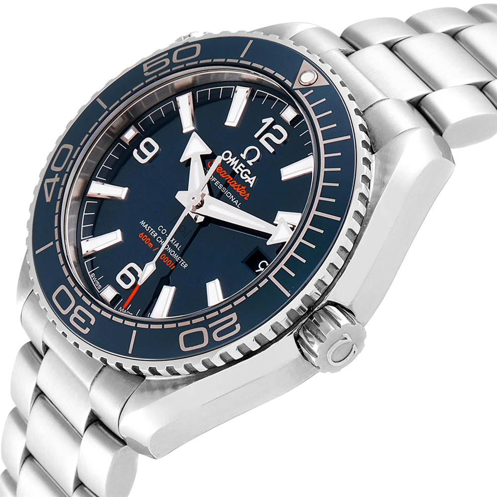 

Omega Blue Stainless Steel Planet Ocean Master Chronometer