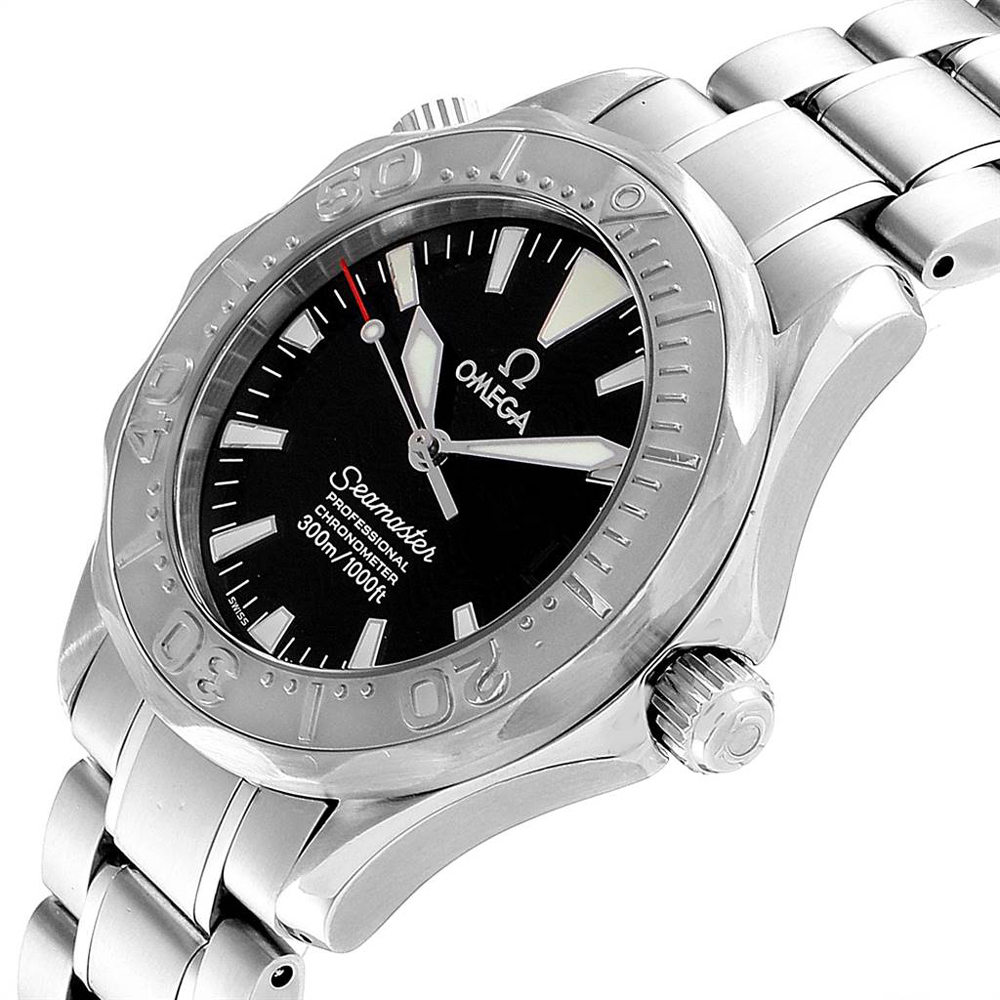 

Omega Black Stainless Steel Seamaster