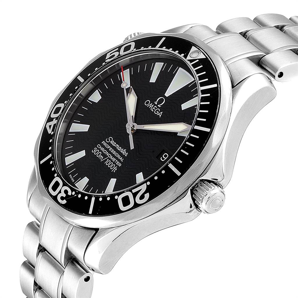 

Omega Black Stainless Steel Seamaster