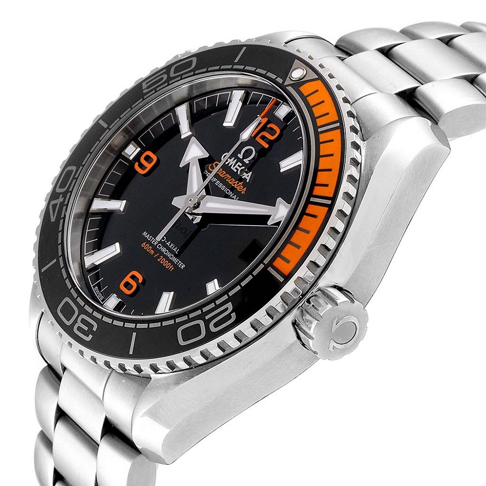 

Omega Black Stainless Steel Planet Ocean