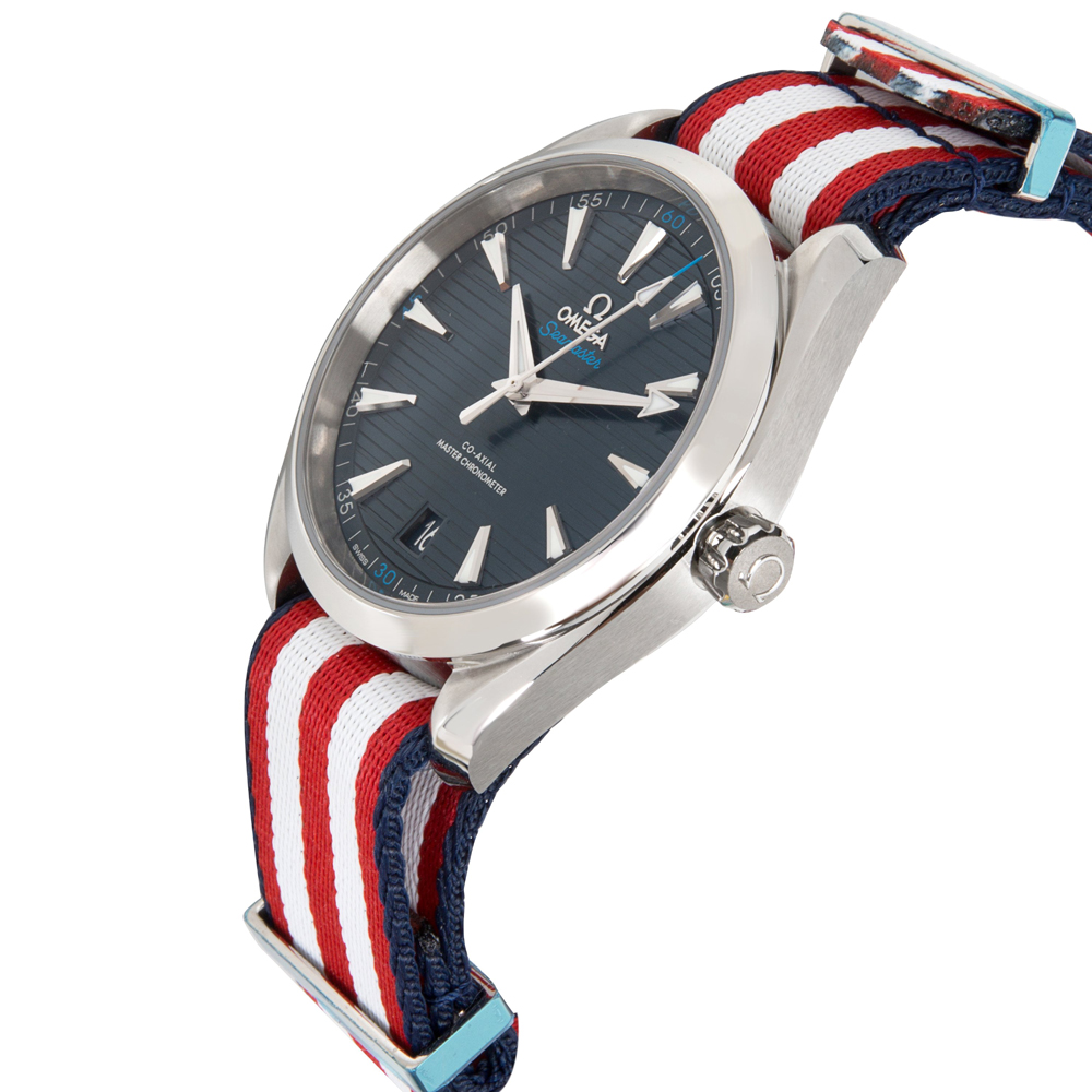 

Omega Blue Stainless Steel NATO Canvas Strap Seamaster