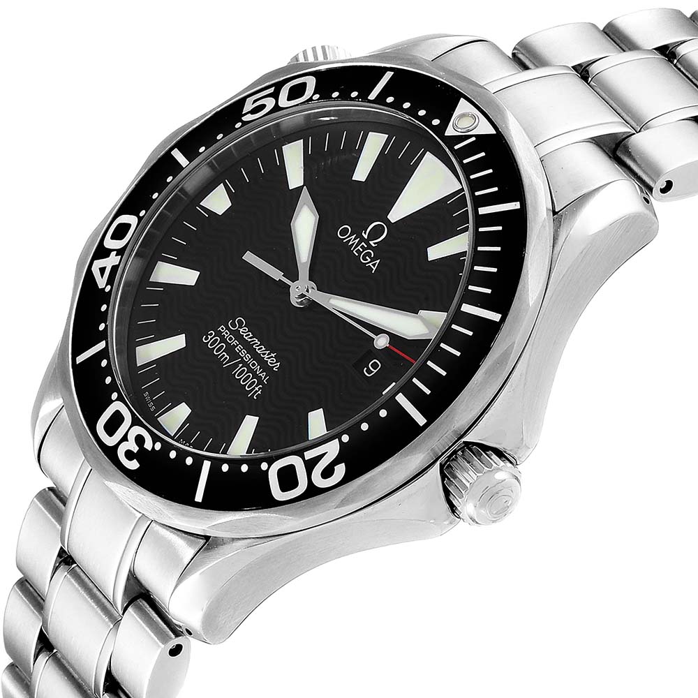 

Omega Black Stainless Steel Seamaster