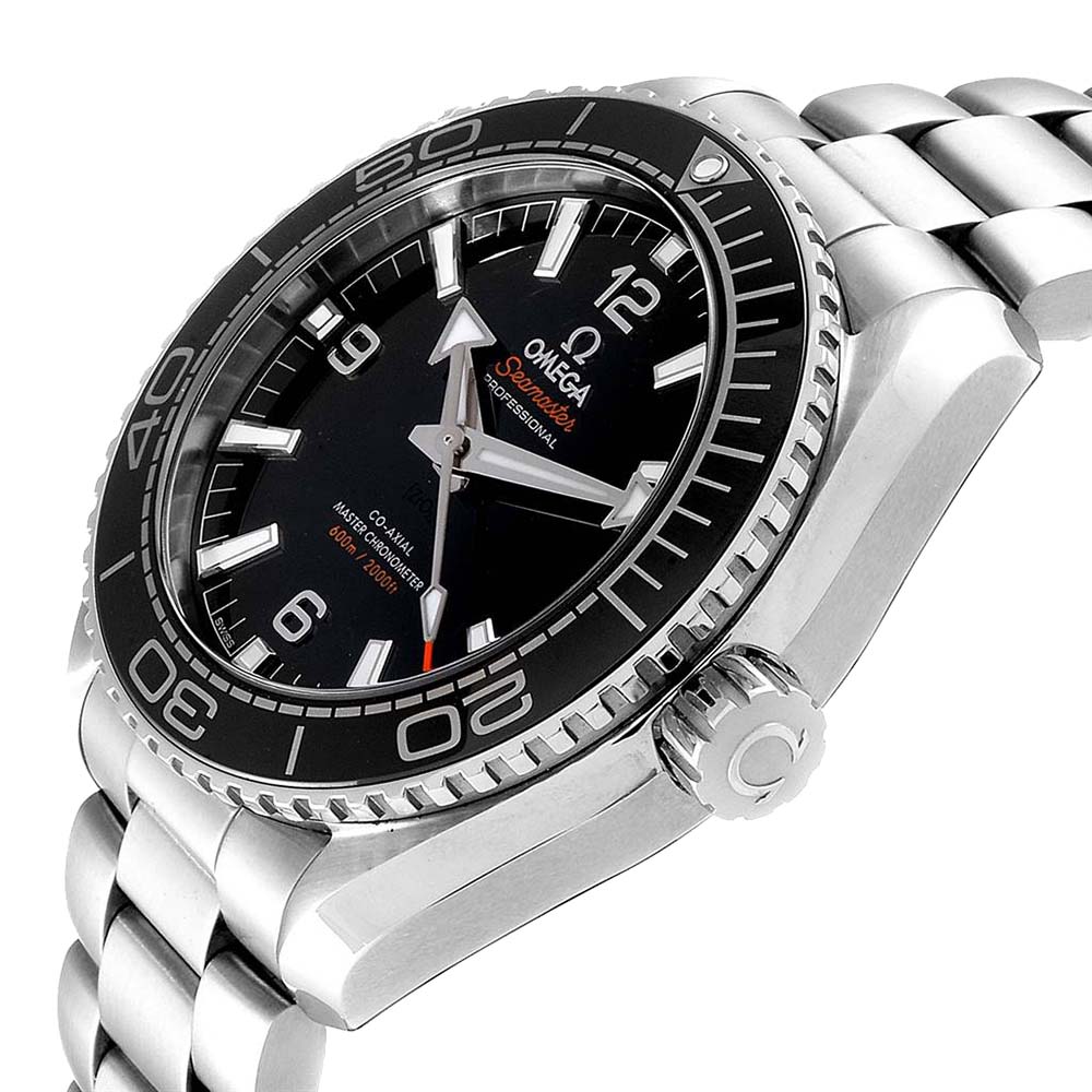 

Omega Black Stainless Steel Seamaster Planet Ocean