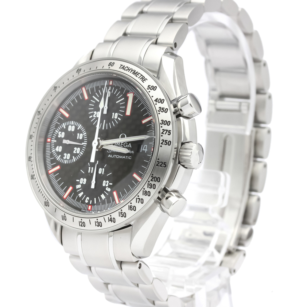 

Omega Carbon Stainless Steel Speedmaster Racing Michael Schumacher, Black