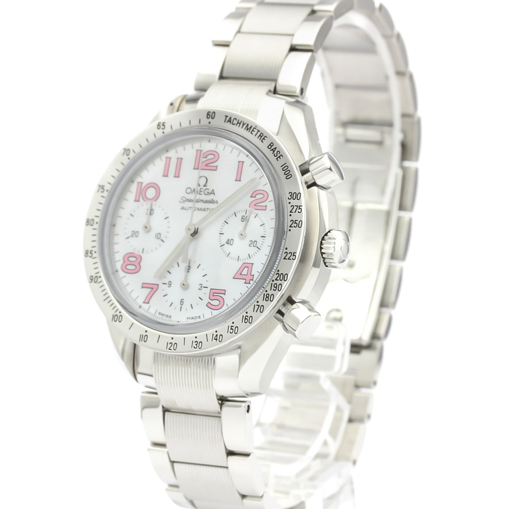 

Omega MOP Stainless Steel Speedmaster, White