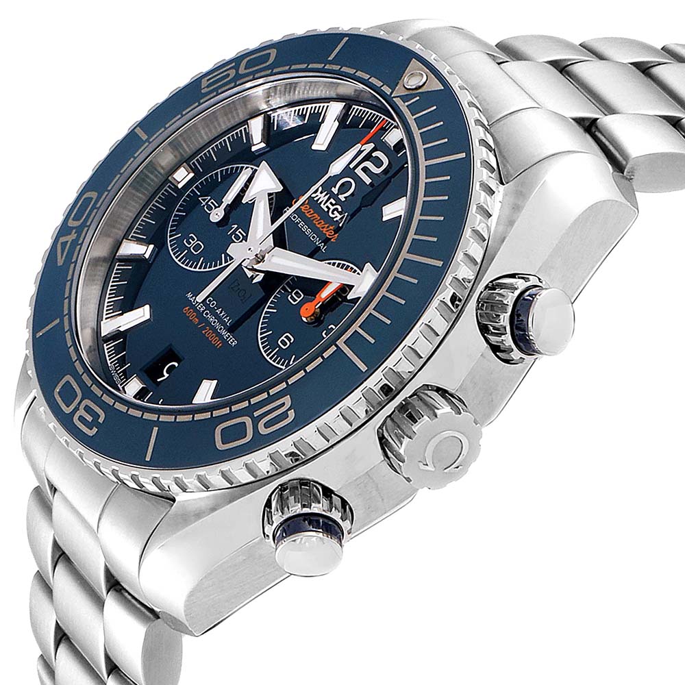 

Omega Blue Stainless Steel Planet Ocean