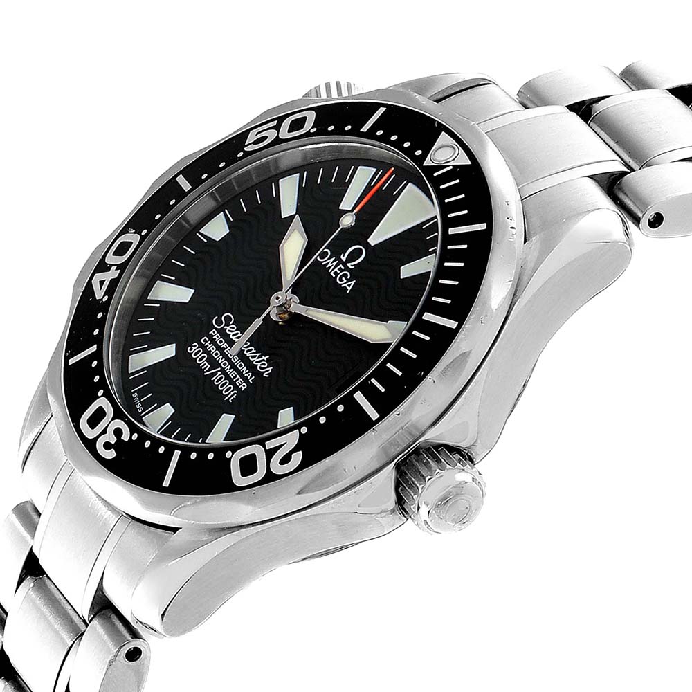 

Omega Black Stainless Steel Seamaster