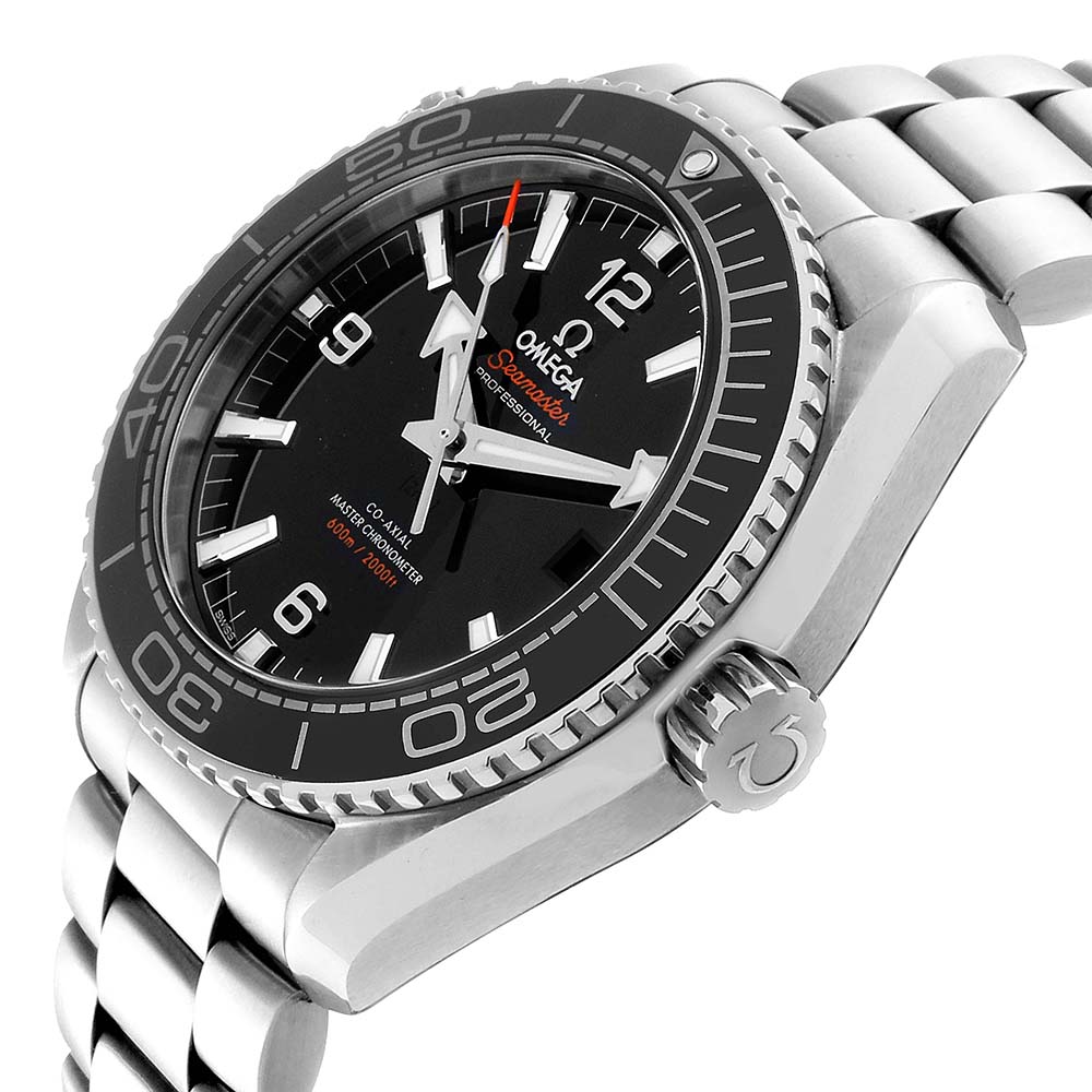 

Omega Black Stainless Steel Seamaster Planet Ocean