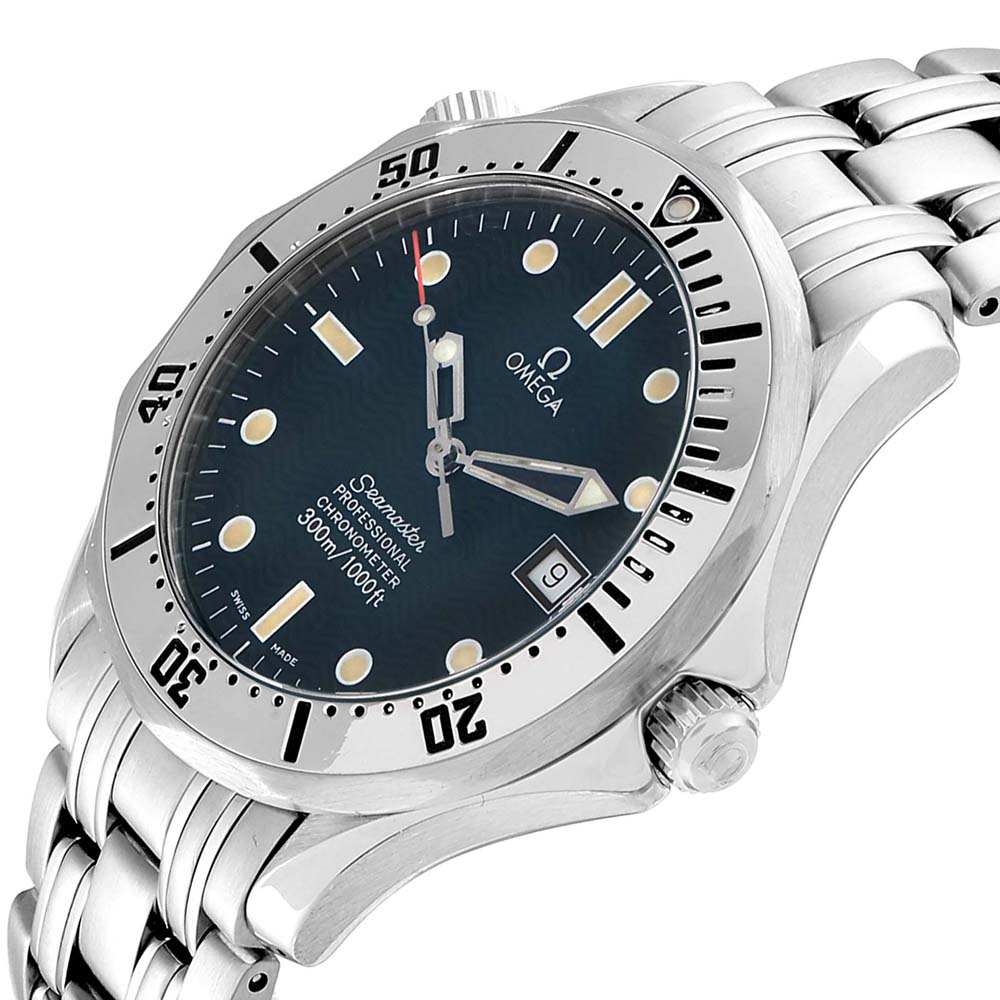 

Omega Blue Wave Decor Stainelss Steel Seamaster