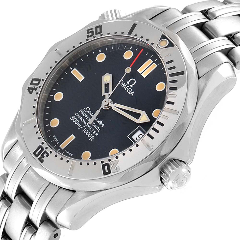 

Omega Blue Stainless Steel Seamaster