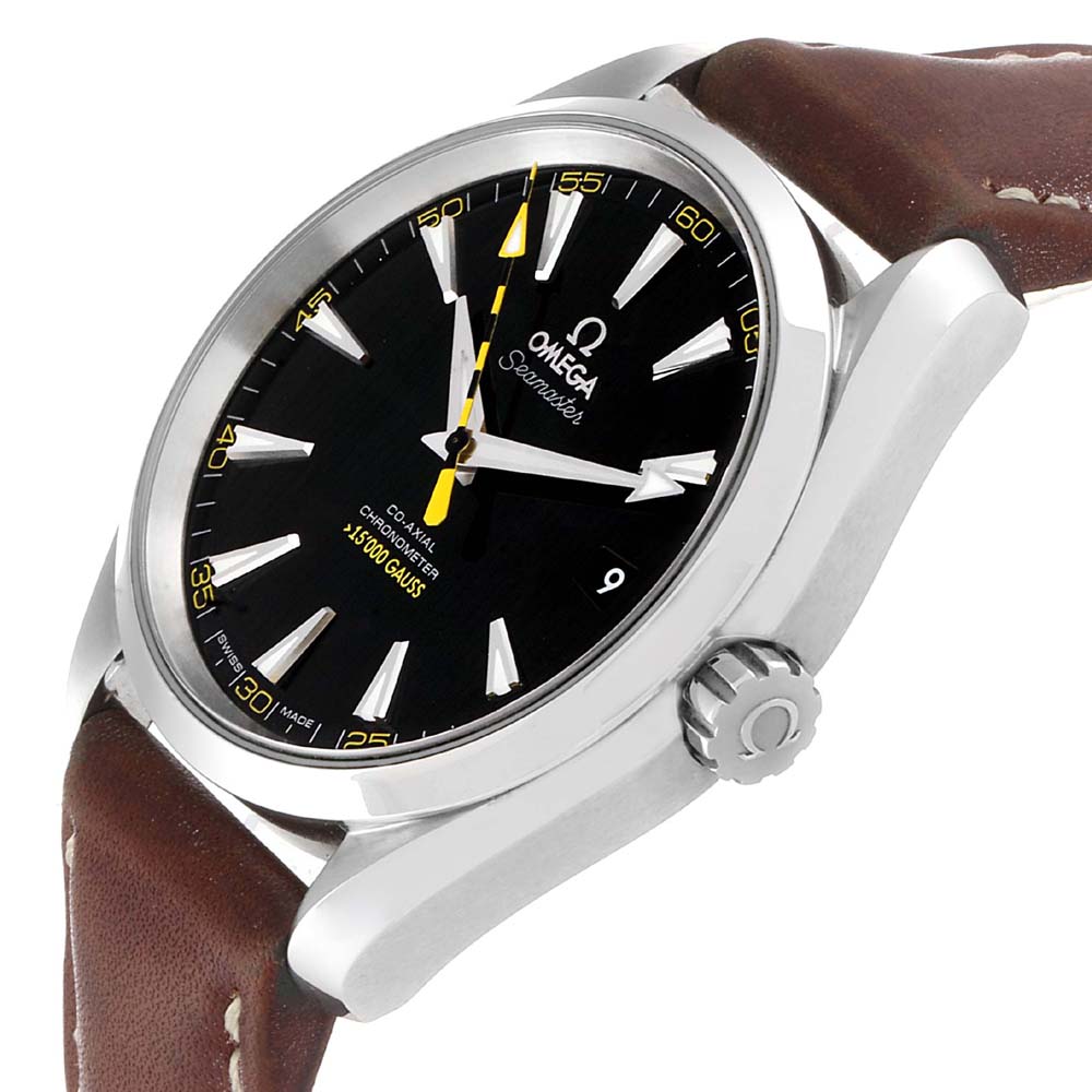 

Omega Black Stainless Steel Aqua Terra Co-Axial