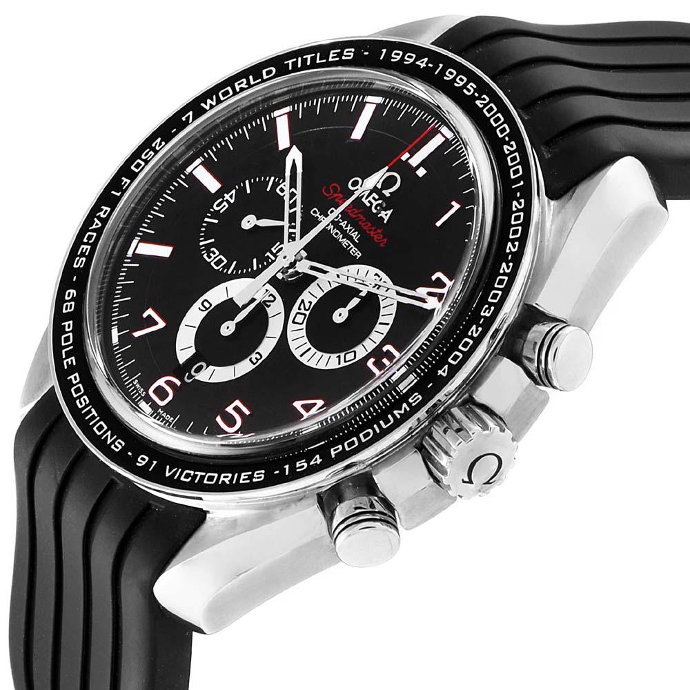 

Omega Black Stainless Steel Speedmaster Legend Chronograph