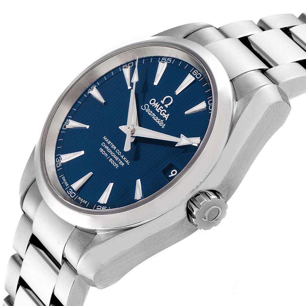 

Omega Bue Stainless Steel Seamaster Aqua Terra, Blue