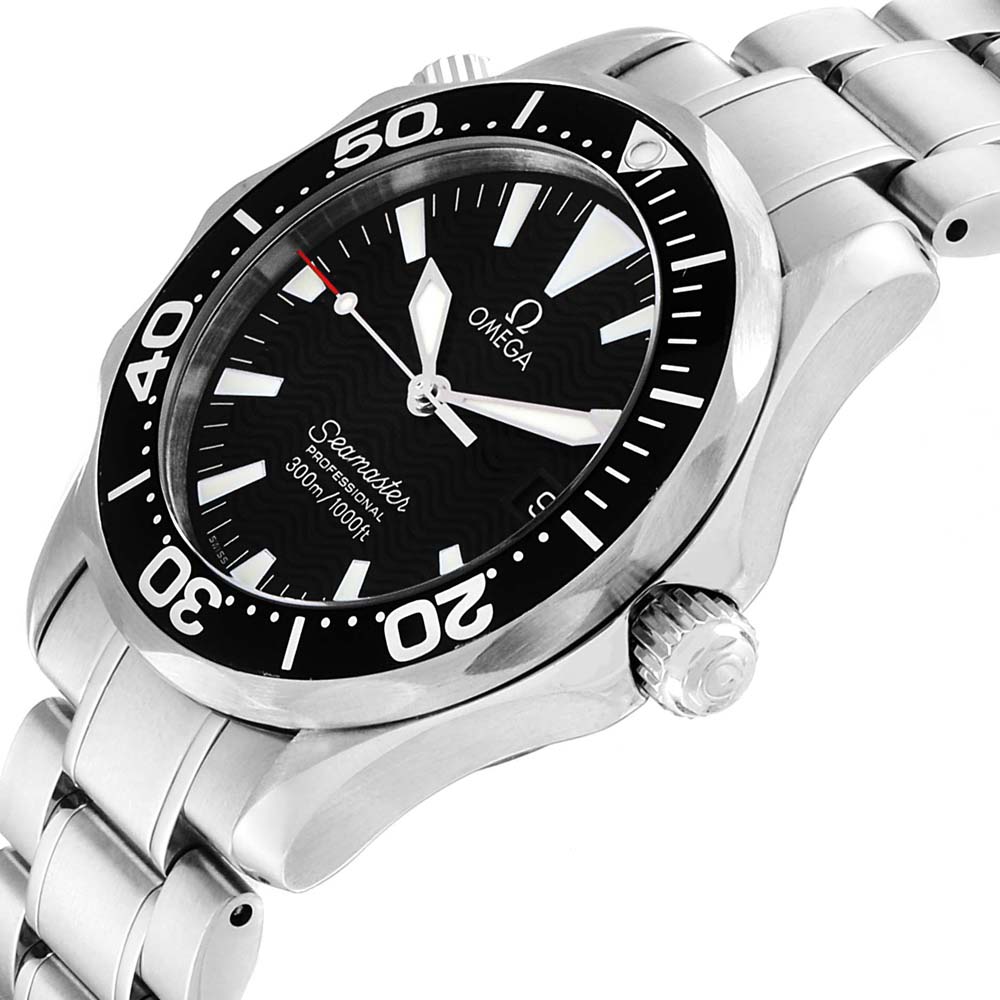 

Omega Black Stainless Steel Seamaster