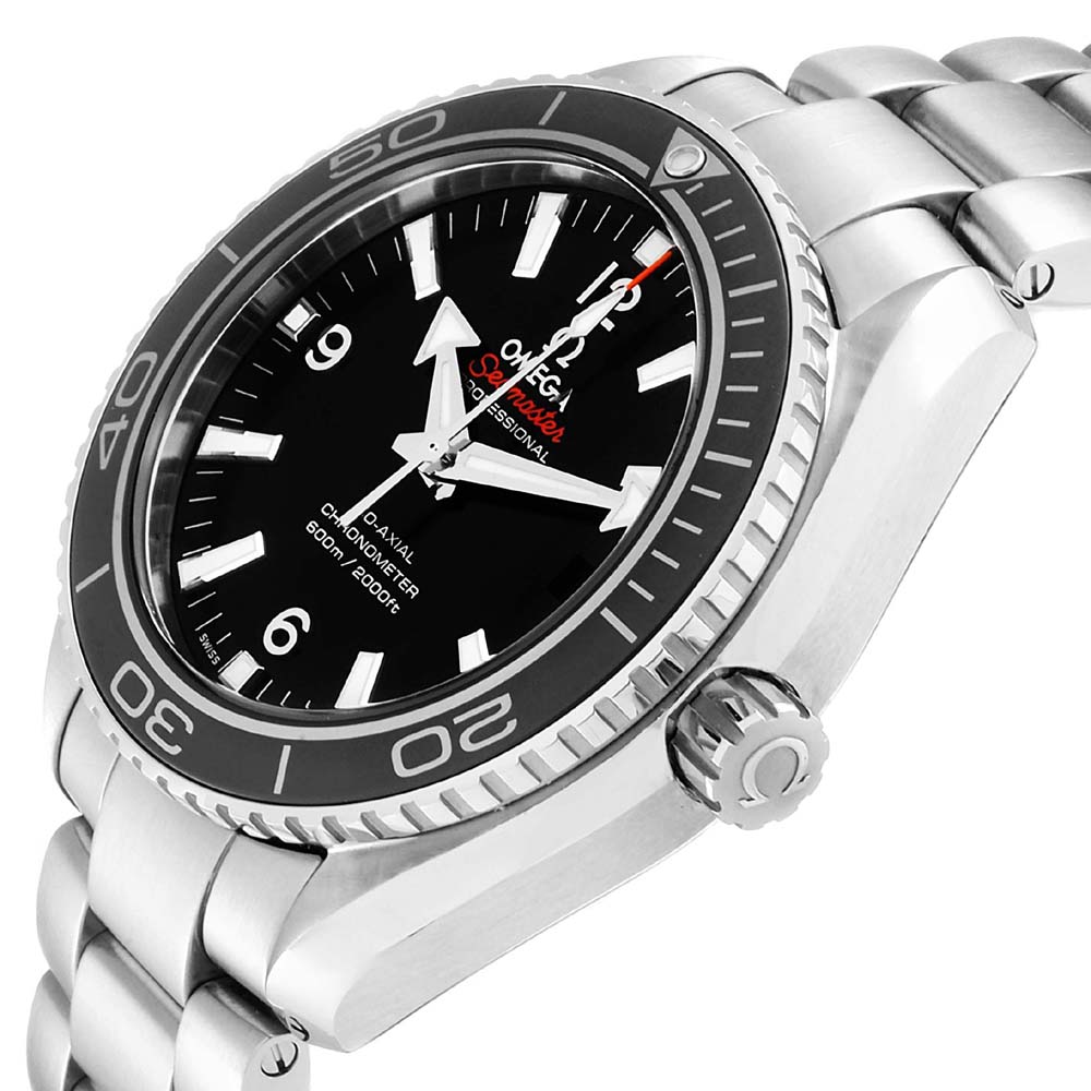 

Omega Black Ceramic And Stainless Steel Seamaster Planet Ocean
