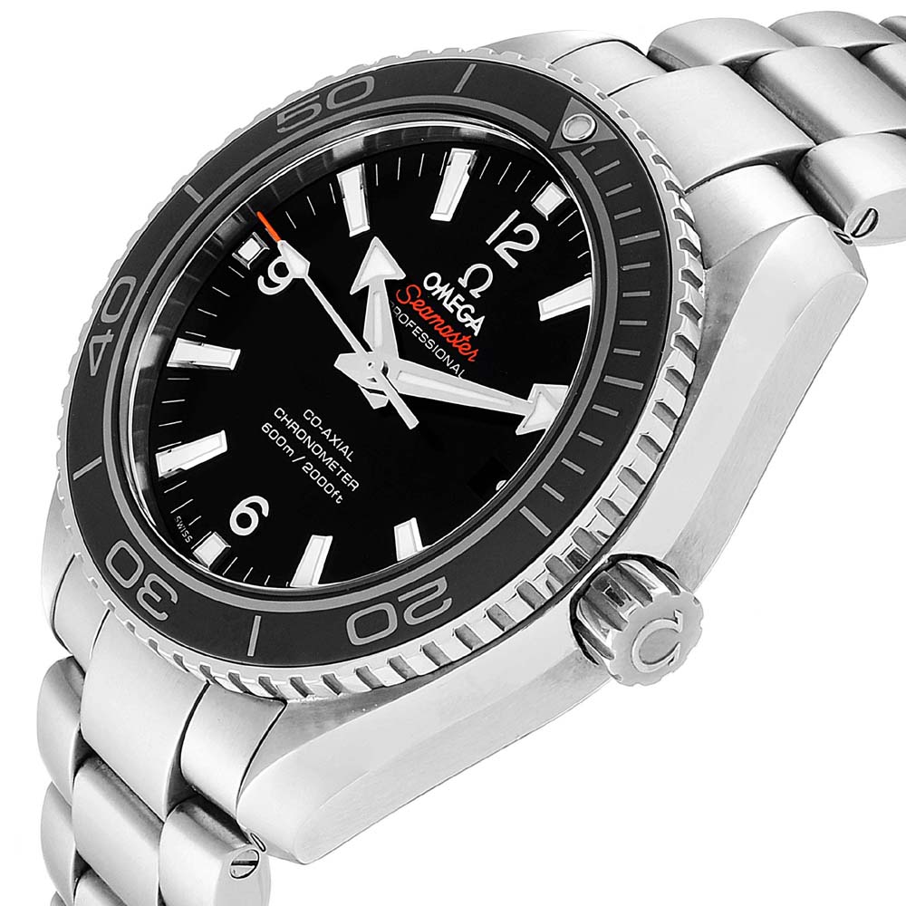 

Omega Black Ceramic And Stainless Steel Seamaster Planet Ocean