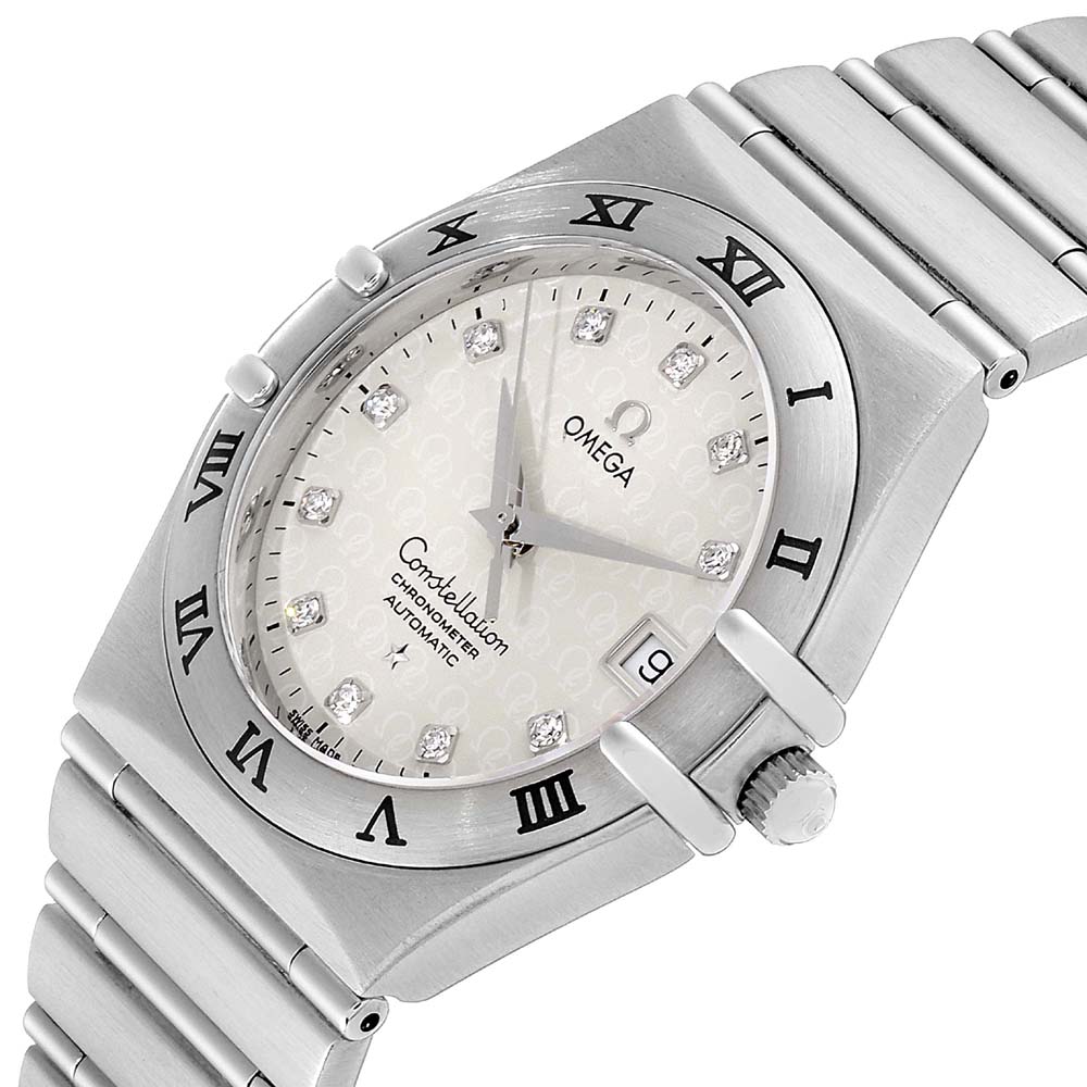 

Omega Silver Diamonds Stainless Steel Constellation Classic