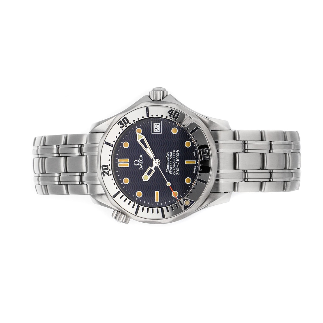 

Omega Blue Stainless Steel Seamaster
