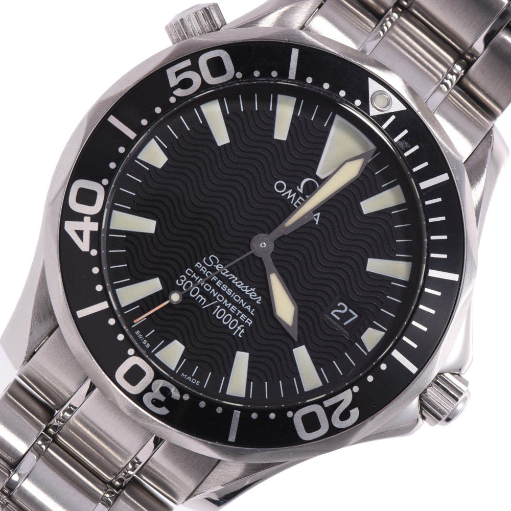 

Omega Black Stainless Steel Seamaster