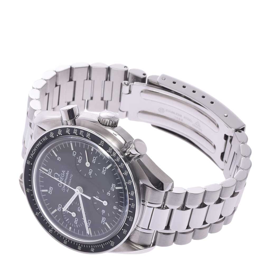 

Omega Black Stainless Steel Speedmaster Chronograph