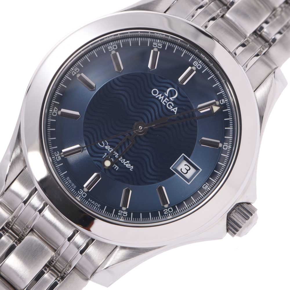 

Omega Blue Stainless Steel Seamaster