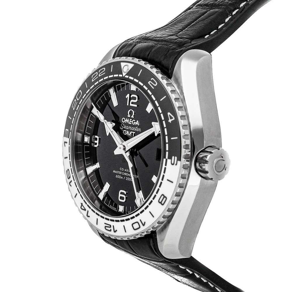 

Omega Black Stainless Steel Seamaster Planet Ocean