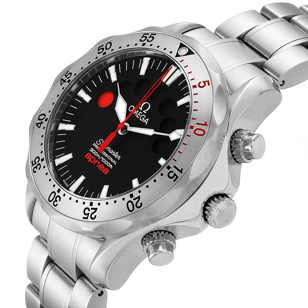 

Omega Black Stainless Steel Seamaster Apnea