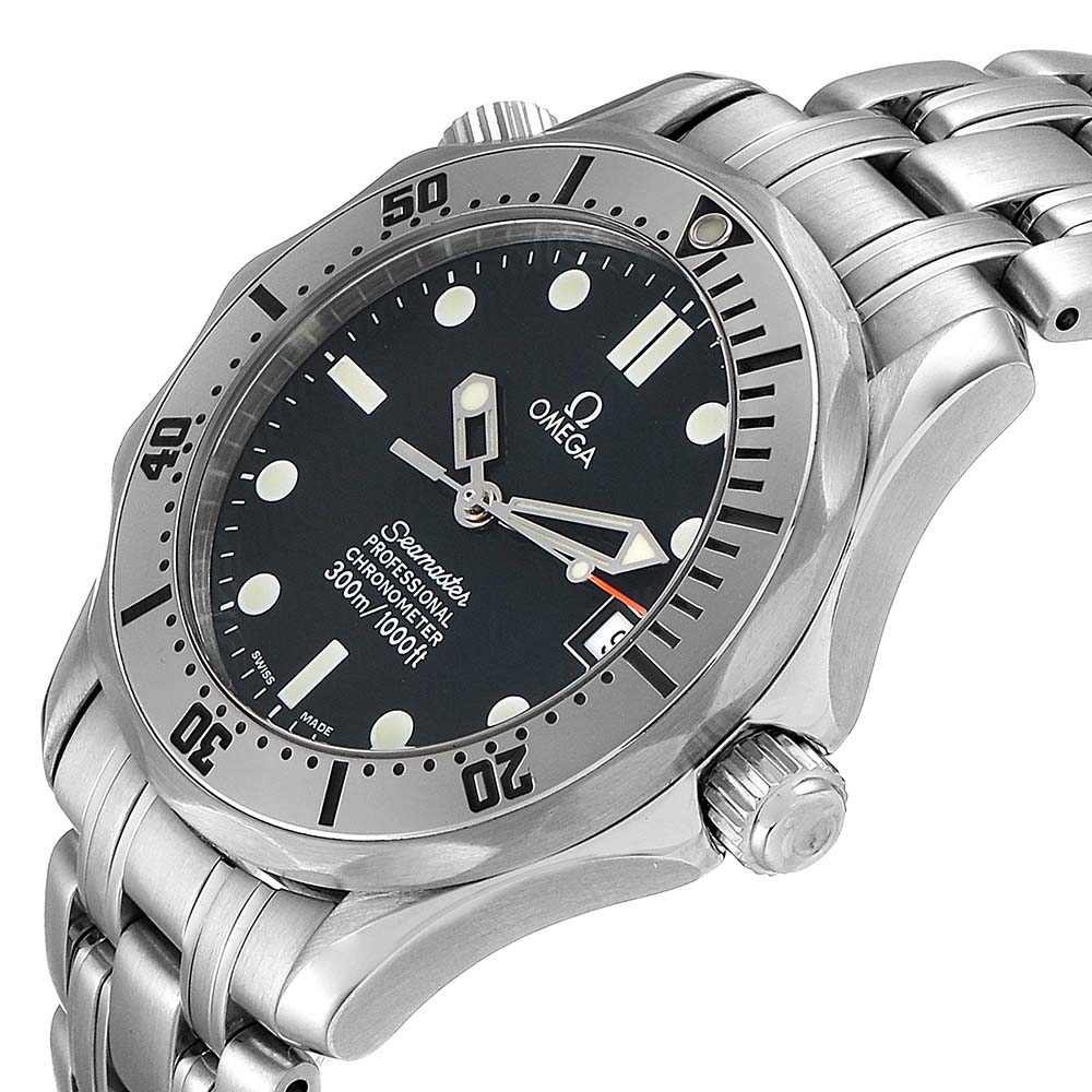 

Omega Blue Stainless Steel Seamaster