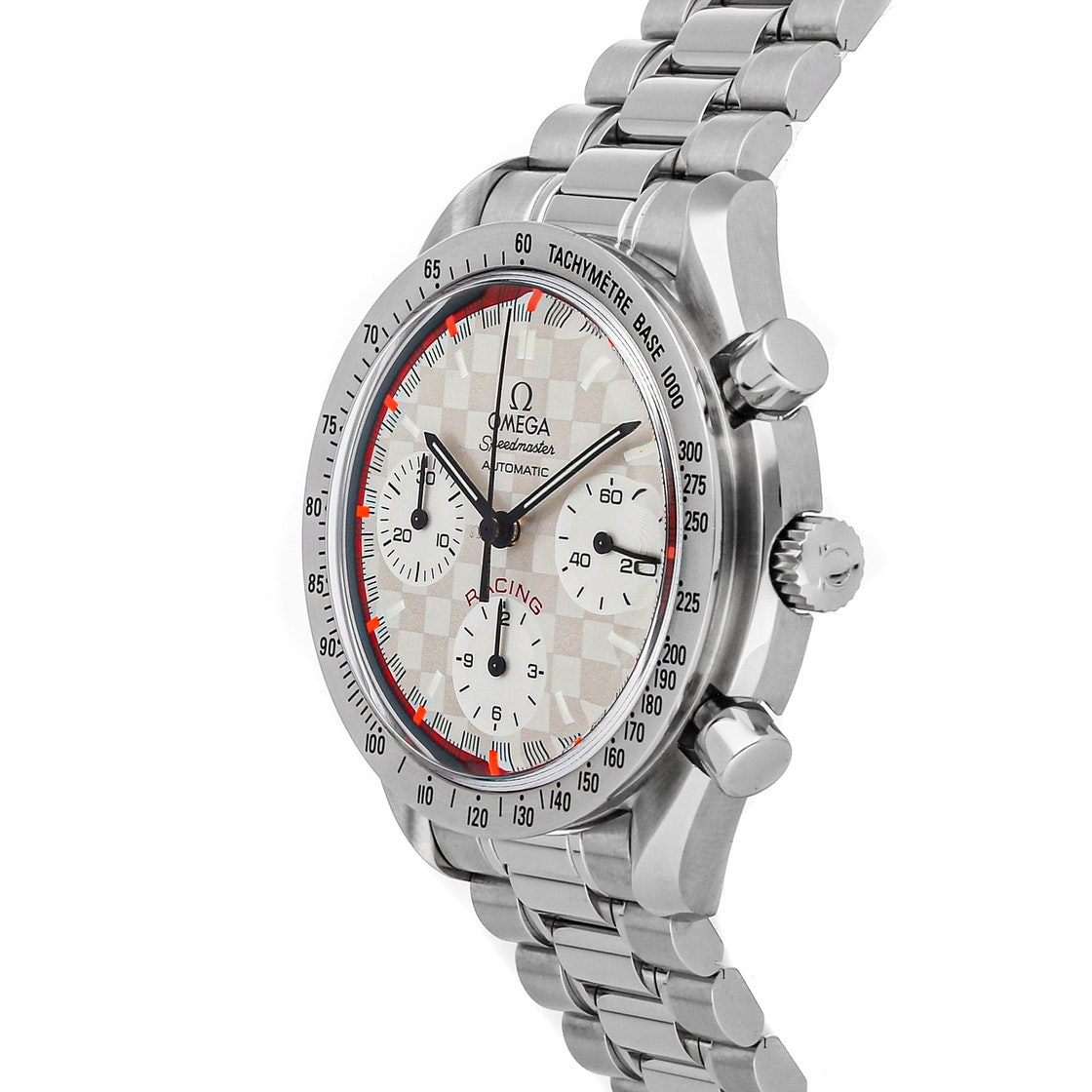 

Omega Silver Stainless Steel Speedmaster Schumacher Racing Limited Edition