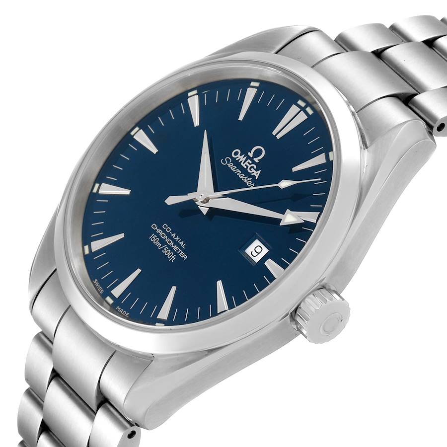 

Omega Blue Stainless Steel Seamaster Aqua Terra 2502.80.00 Men's Wristwatch 42 MM