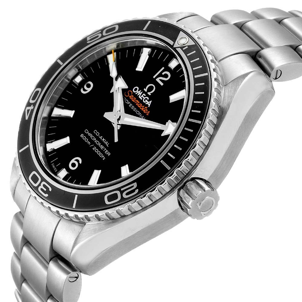 

Omega Black Stainless Steel Seamaster Planet Ocean