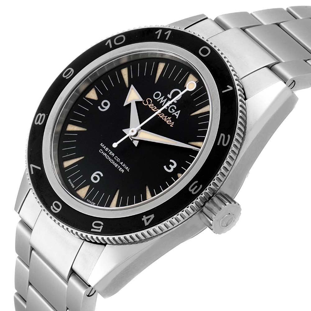 

Omega Black Stainless Steel Seamaster