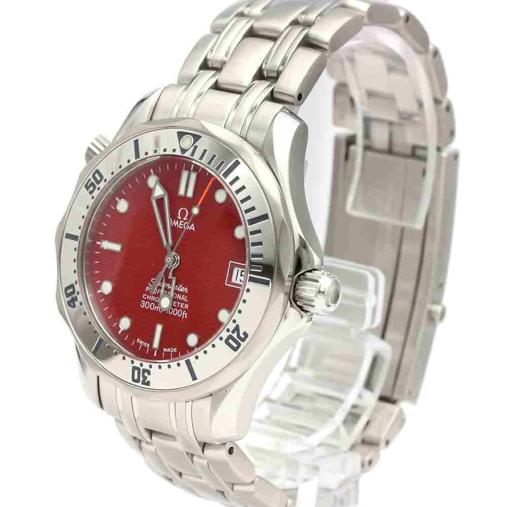 

Omega Red Stainless Steel Seamaster Professional