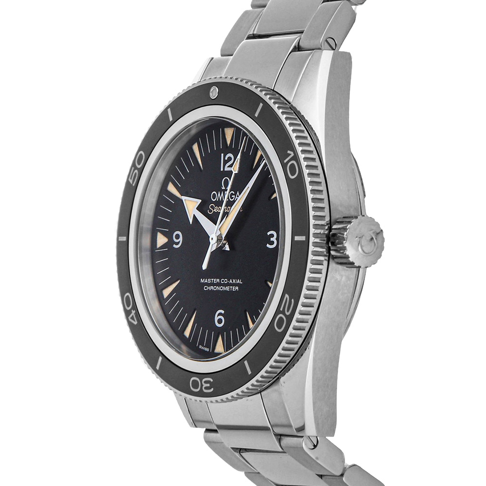 

Omega Black Stainless Steel Seamaster