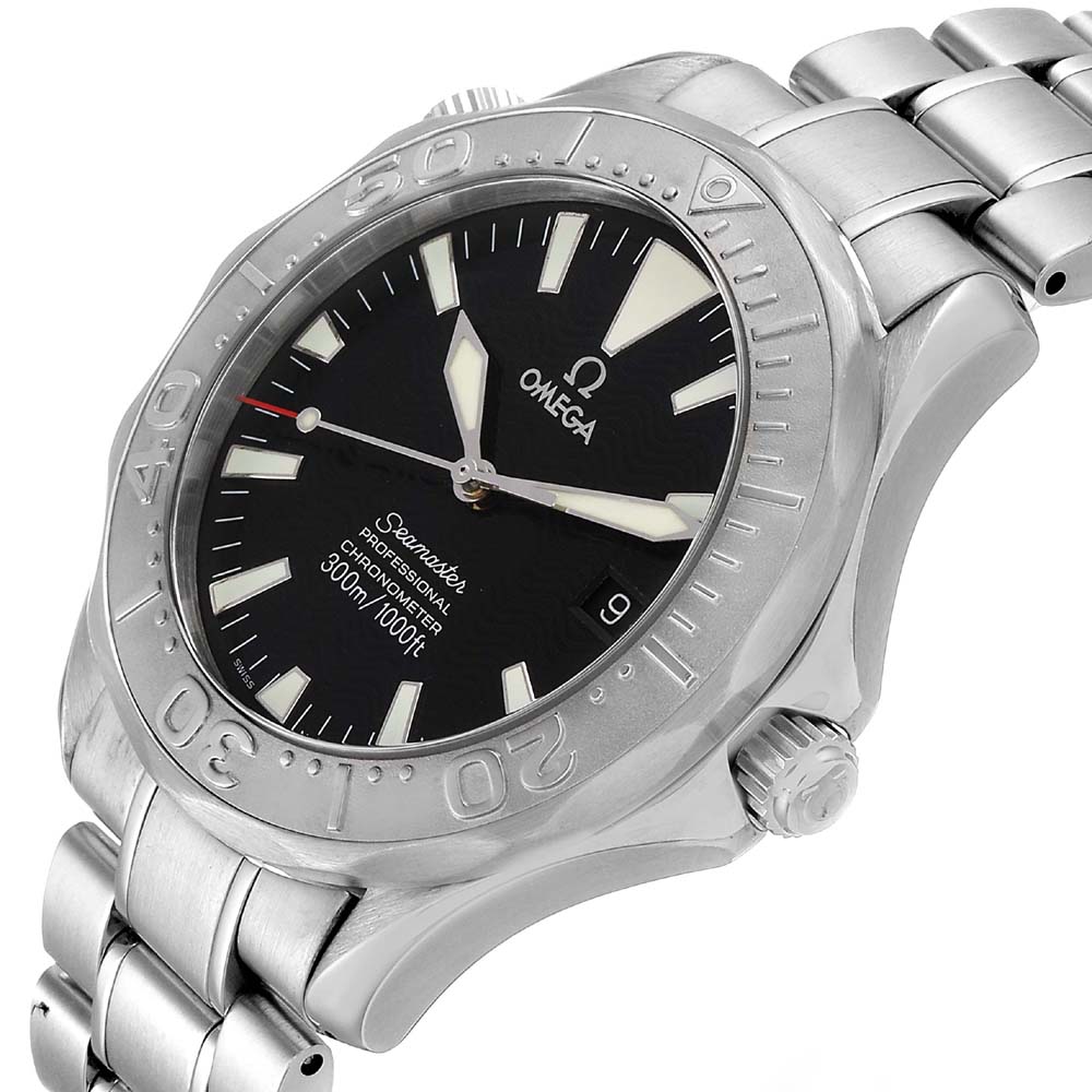 

Omega Black Stainless Steel Seamaster