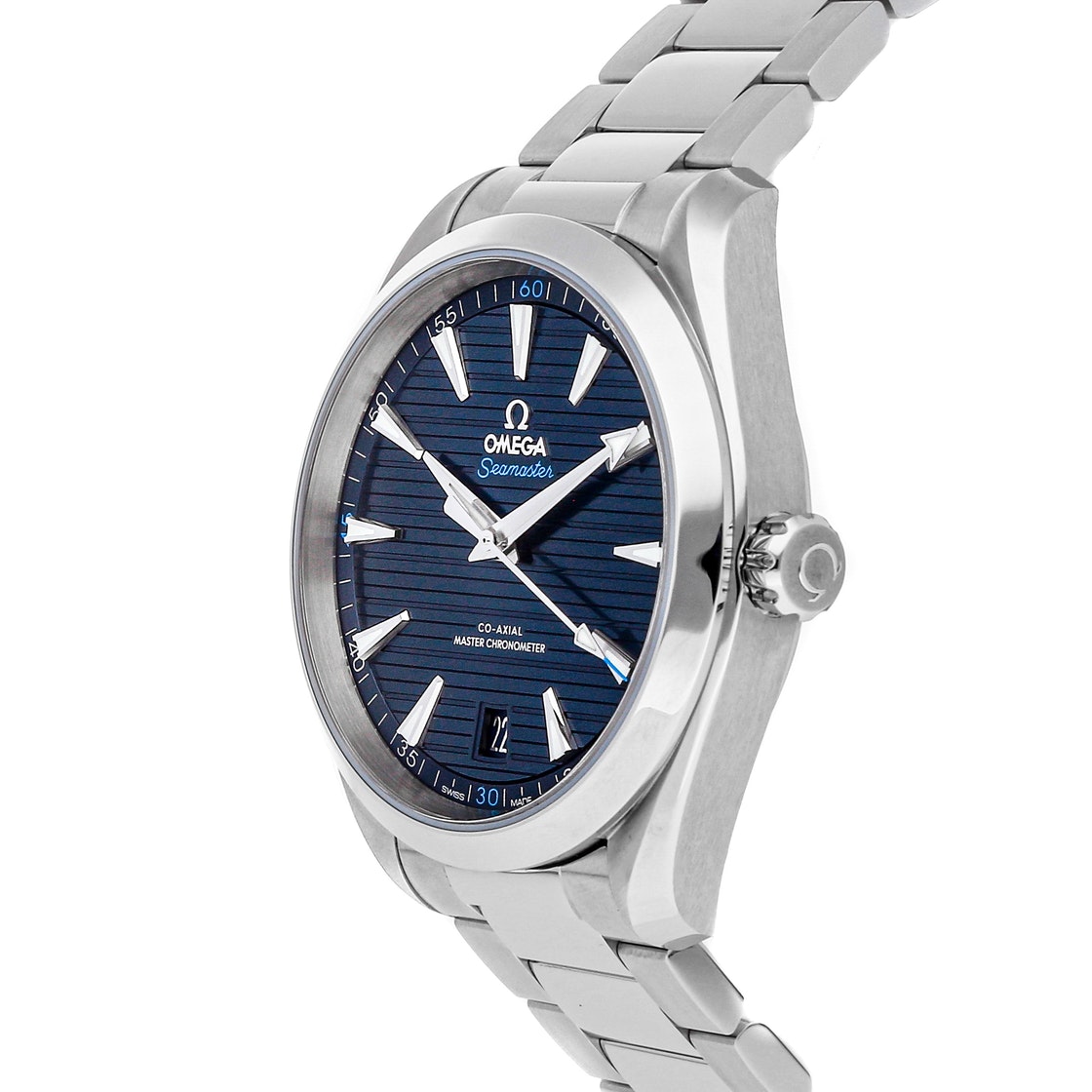 

Omega Blue Stainless Steel Seamaster Aqua Terra 150m 220.10.41.21.03.001 Men's Wristwatch 41 MM