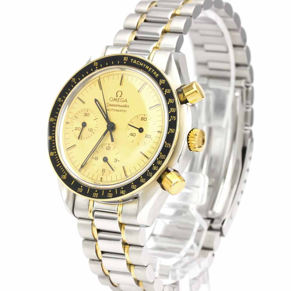 

Omega Champagne Yellow Gold and Stainless Steel Speedmaster