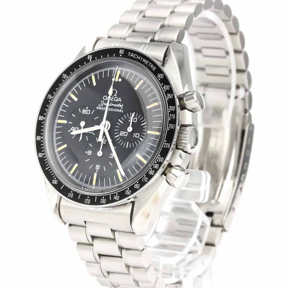 

Omega Black Stainless Steel Speedmaster