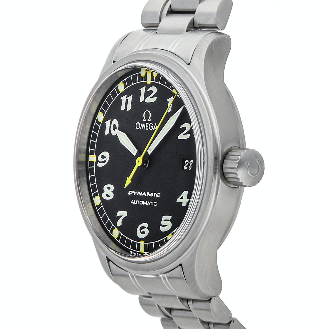 

Omega Black Stainless steel Vintage Dynamic 5200.50.00 Men's Wristwatch 36 MM