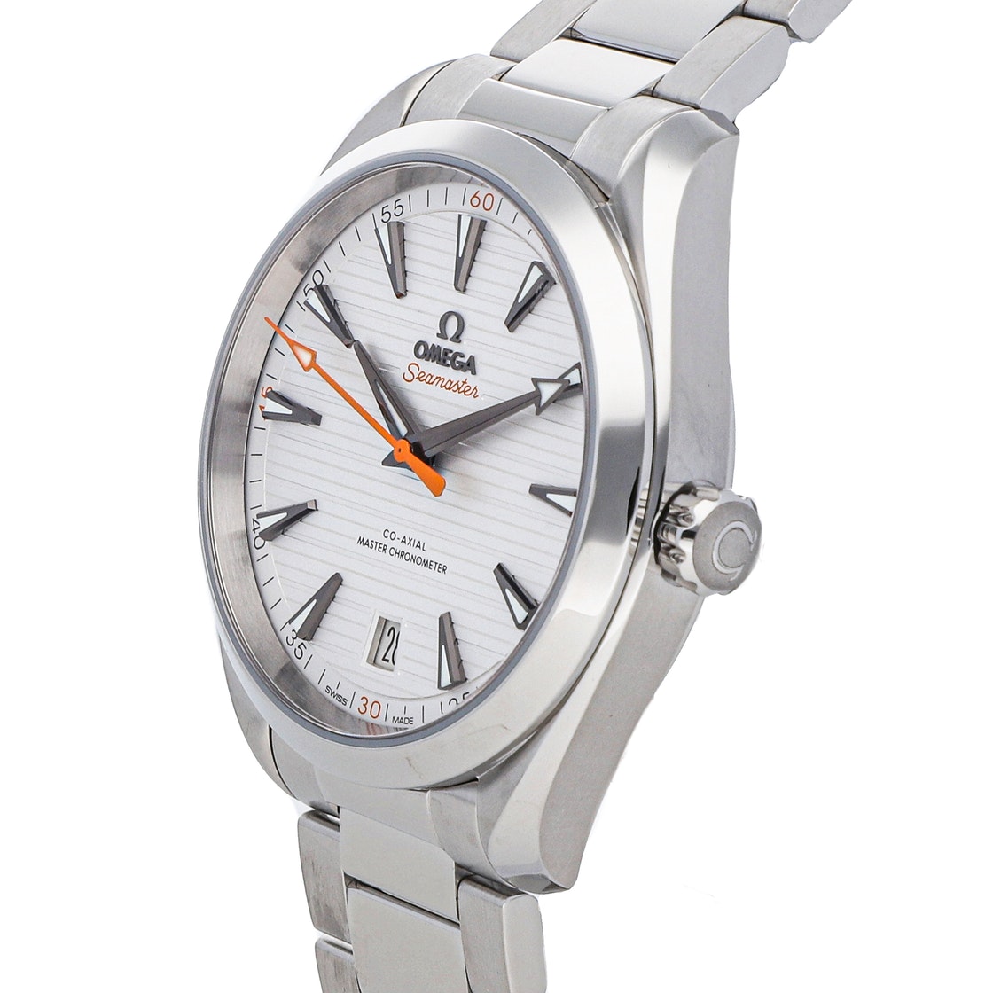 

Omega Silver Stainless Steel Seamaster Aqua Terra Golf Edition 150m 220.10.41.21.02.001 Men's Wristwatch 41 MM