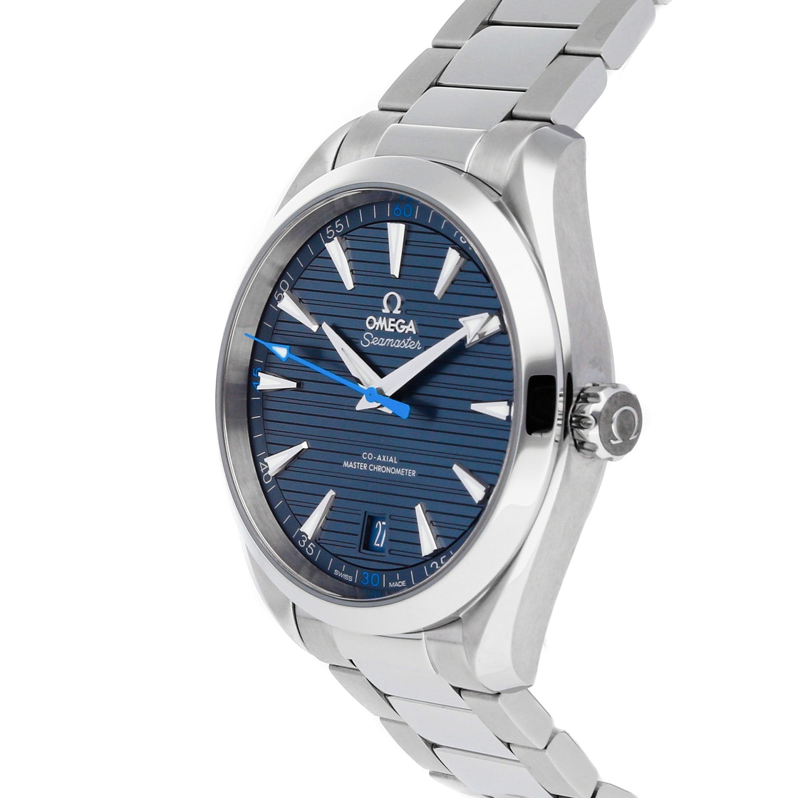 

Omega Blue Stainless Steel Seamaster Aqua Terra 150m 220.12.41.21.03.002 Men's Wristwatch 41 MM