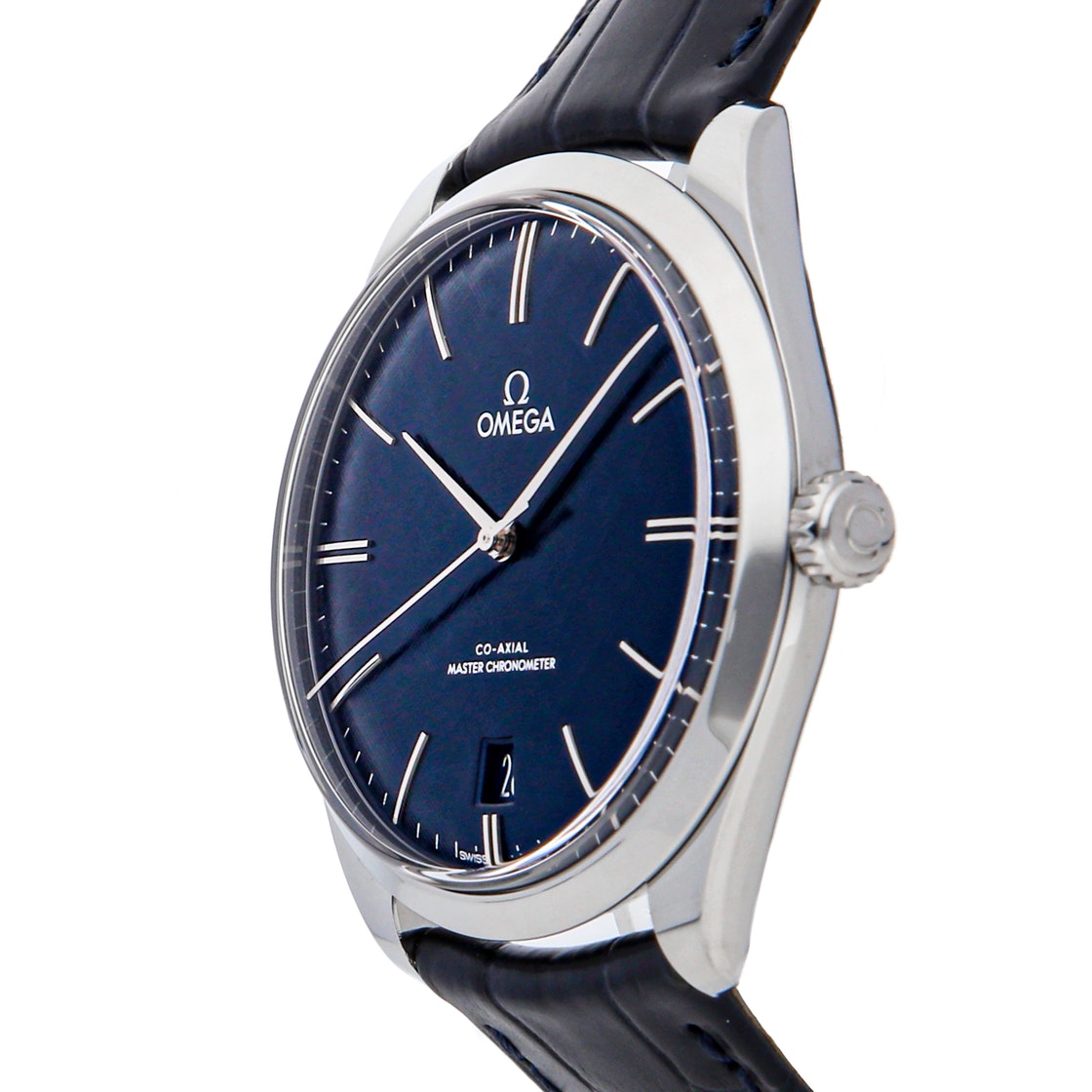 

Omega Blue Stainless Steel De Ville Tresor 435.13.40.21.03.001 Men's Wristwatch 40 MM